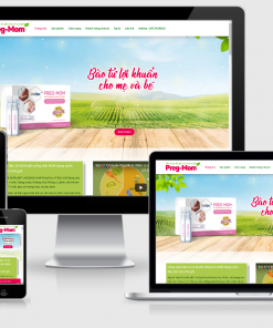 Theme WordPress Landing page thực phẩm chức năng cho trẻ em